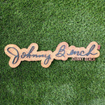Johnny Bench Signature Wall Wood Sign : 2 Color Options